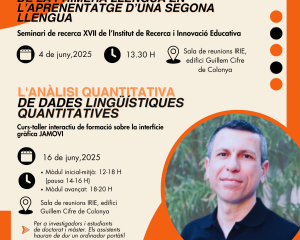 Curs de formació de l'Anàlisi de dades lingüístiques quantitatives
