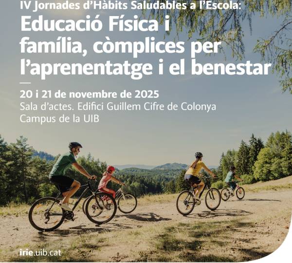 IV Jornades d'Hàbits Saludables a l'Escola: Educació Física i família, còmplices per l'aprenentatge i el benestar